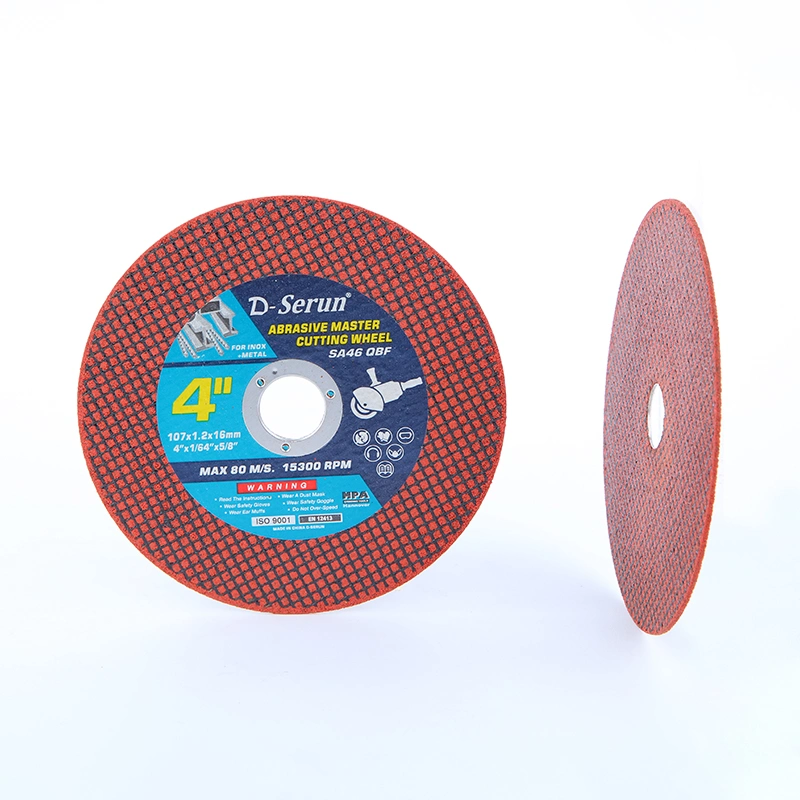 4" Super Thin Cutting and Grinding Wheel for Angle Iron