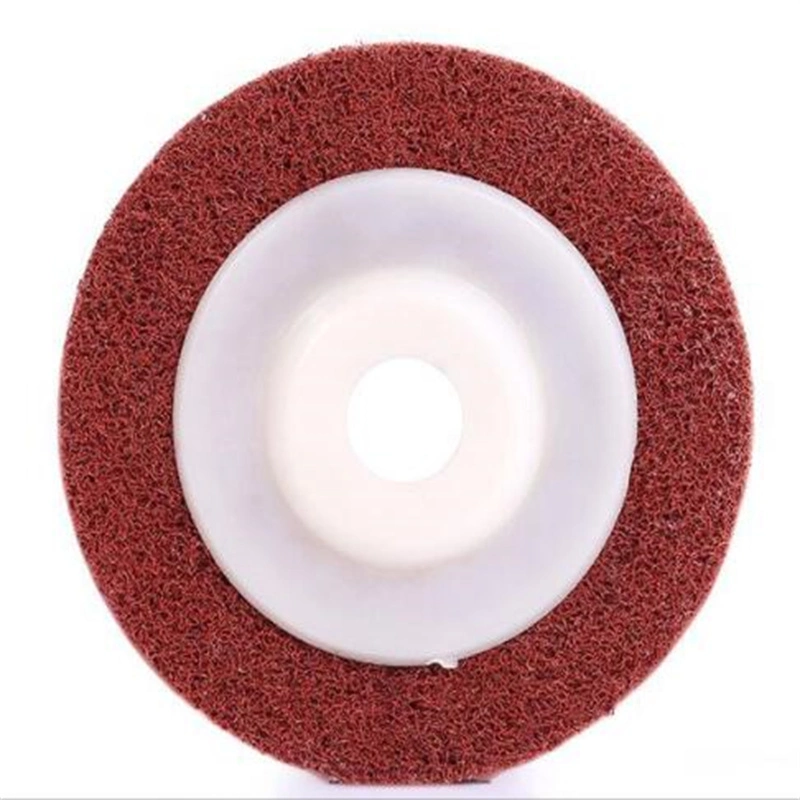 Non Woven Abrasive Convolute Nylon Fabric Polishing Wheel